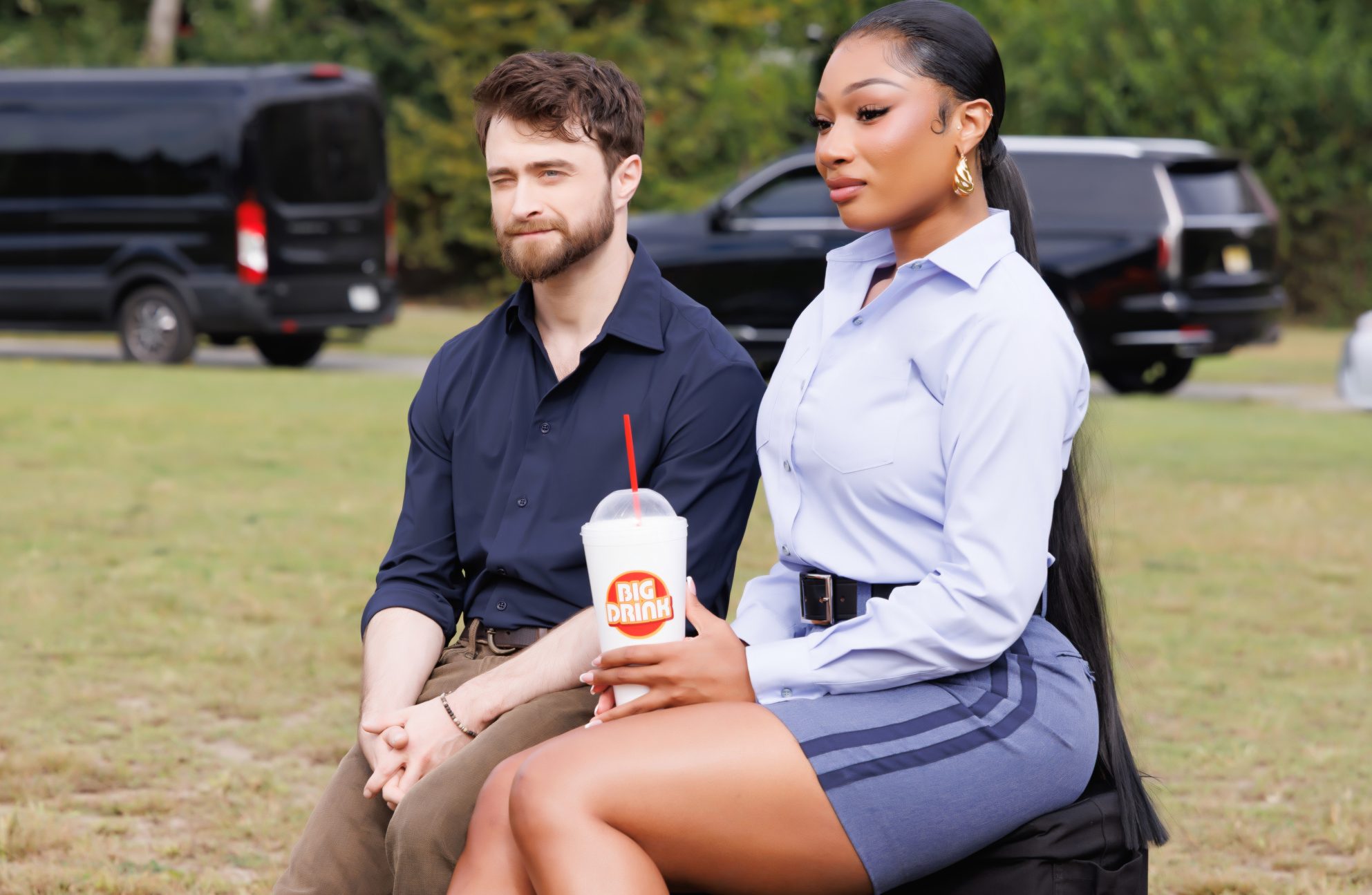 Megan Thee Stallion Gets Flirty With Daniel Radcliffe