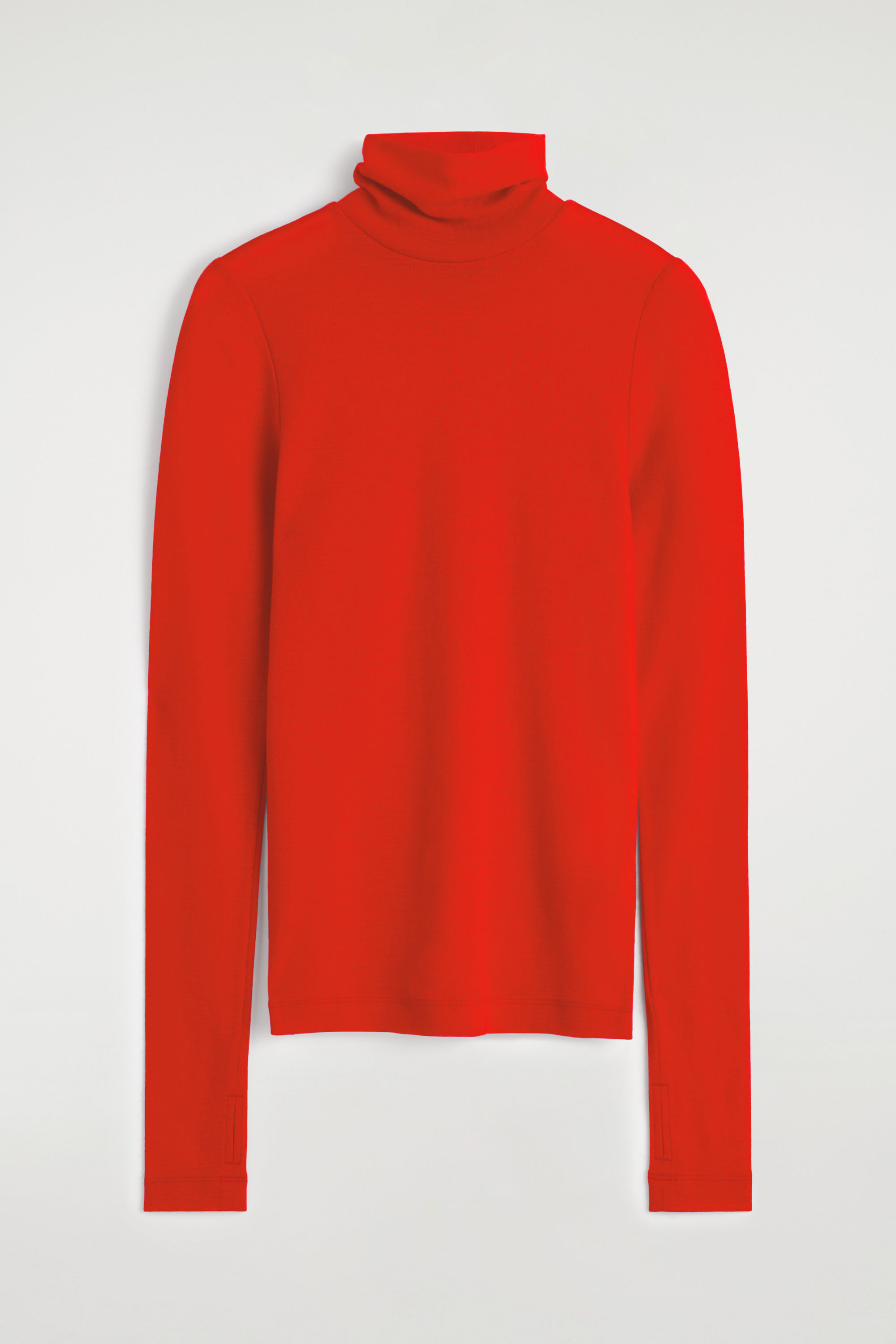 Wool Turtleneck Top