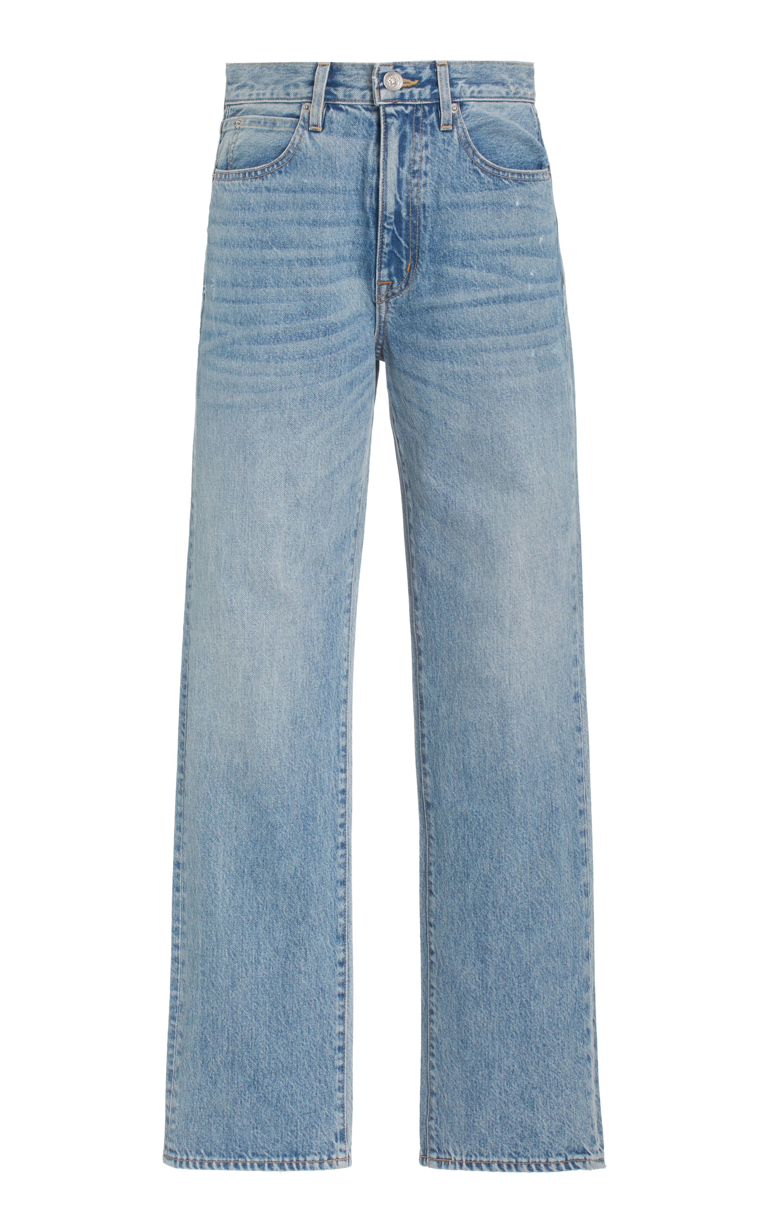SLVRLAKE, London Rigid High-Rise Straight-Leg Jeans