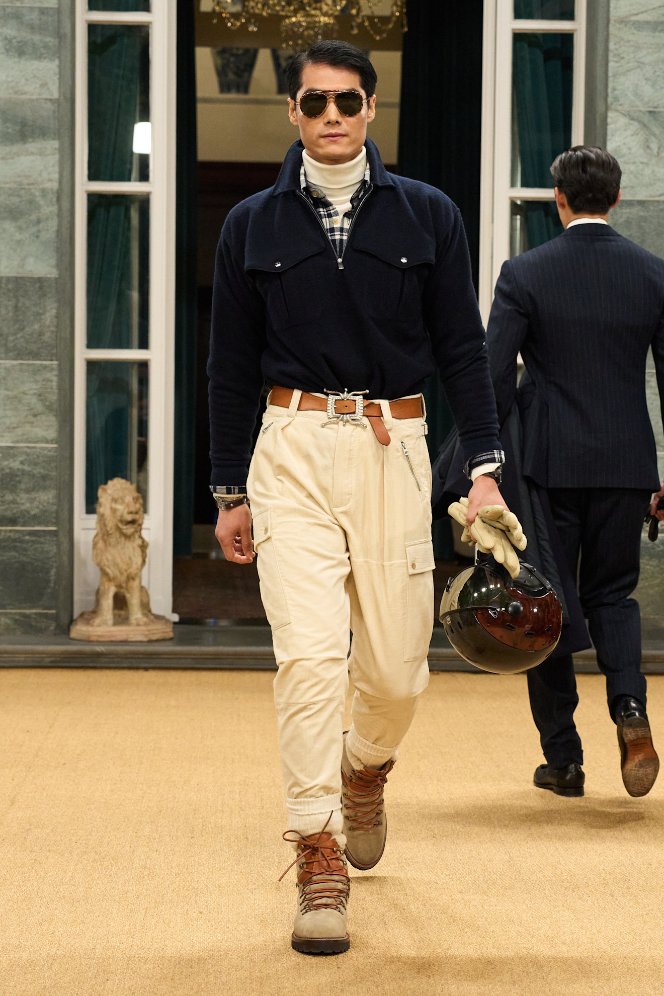 Ralph Lauren runway model.