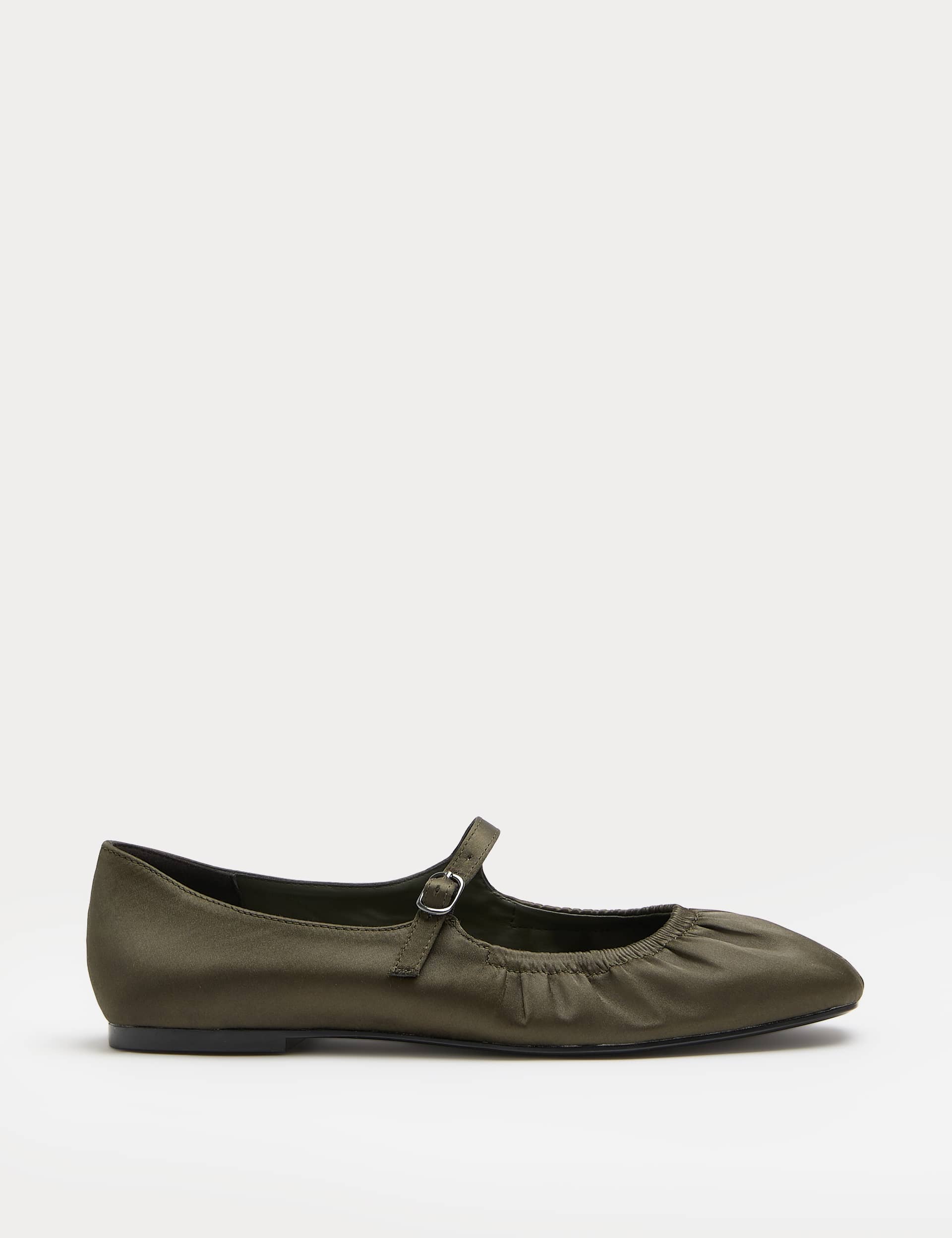 Satin Flat Mary Jane Ballet Pump