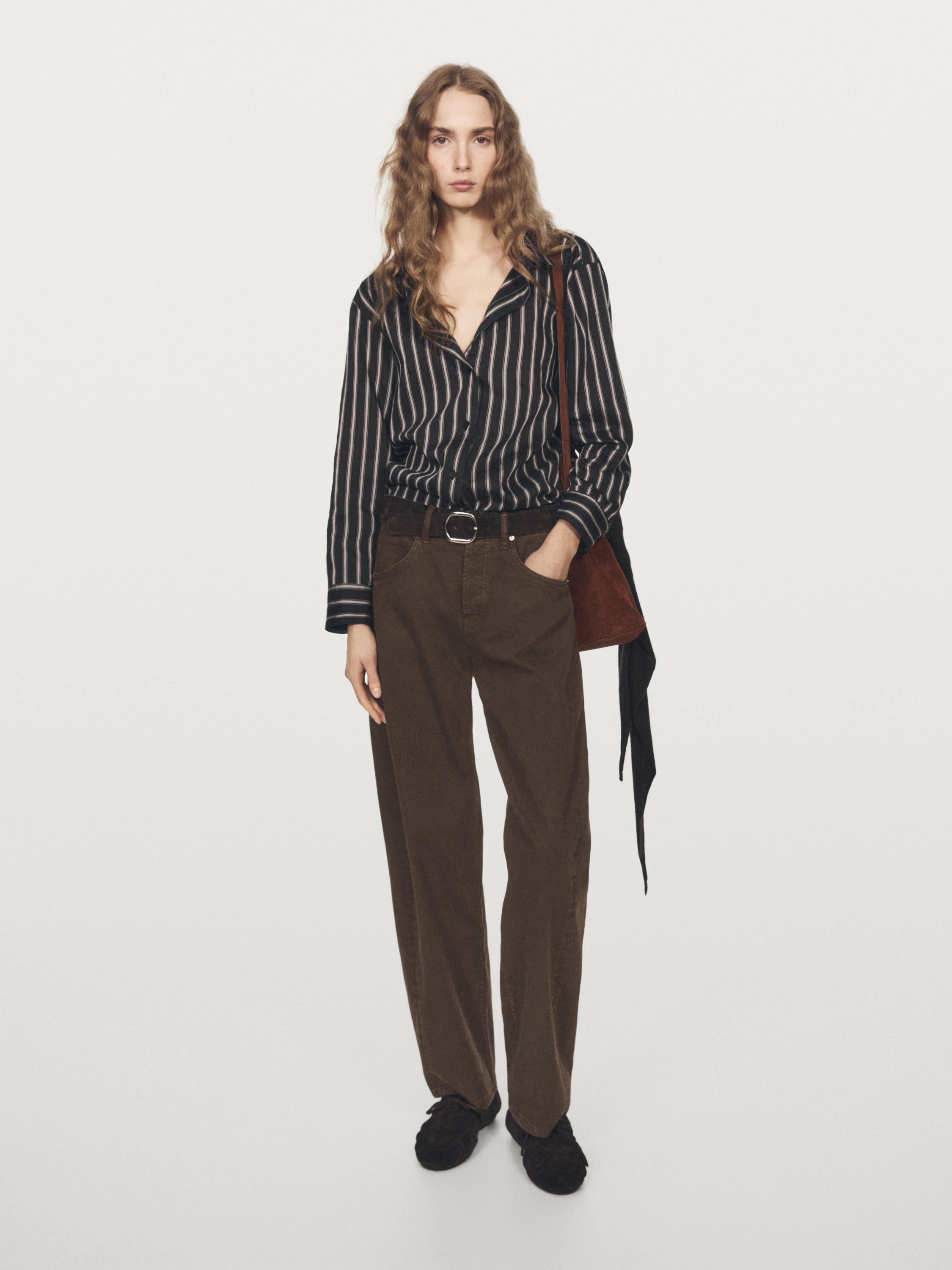 Massimo Dutti, High-Waist Balloon Fit Jeans