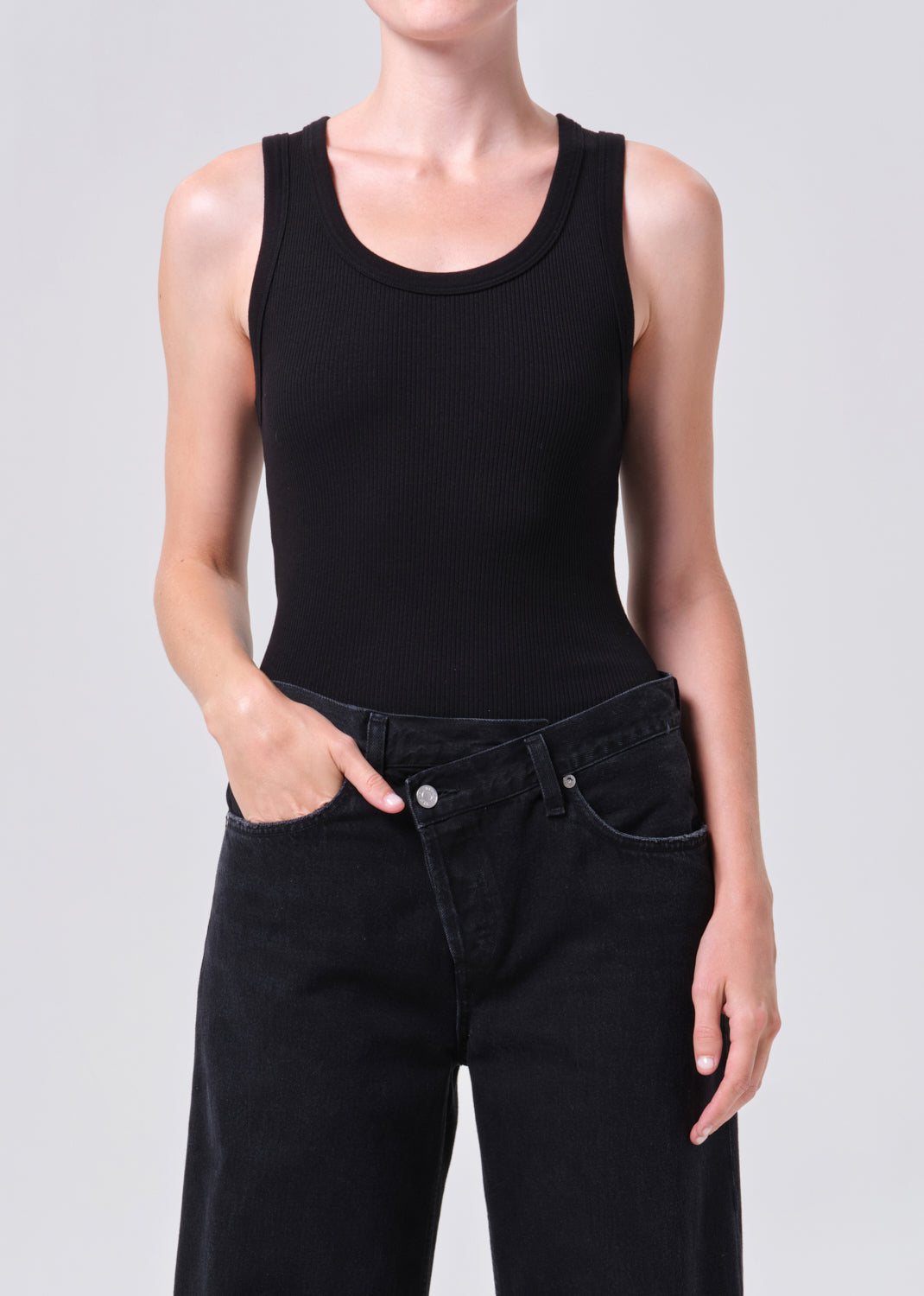 Poppy Tank in Black - Xs / Black