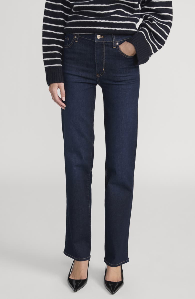 Le Sleek High Waist Straight Leg Jeans