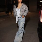 Rihanna's $70 Top Looks So Cute With Baggy Jeans—and It's Still in Stock