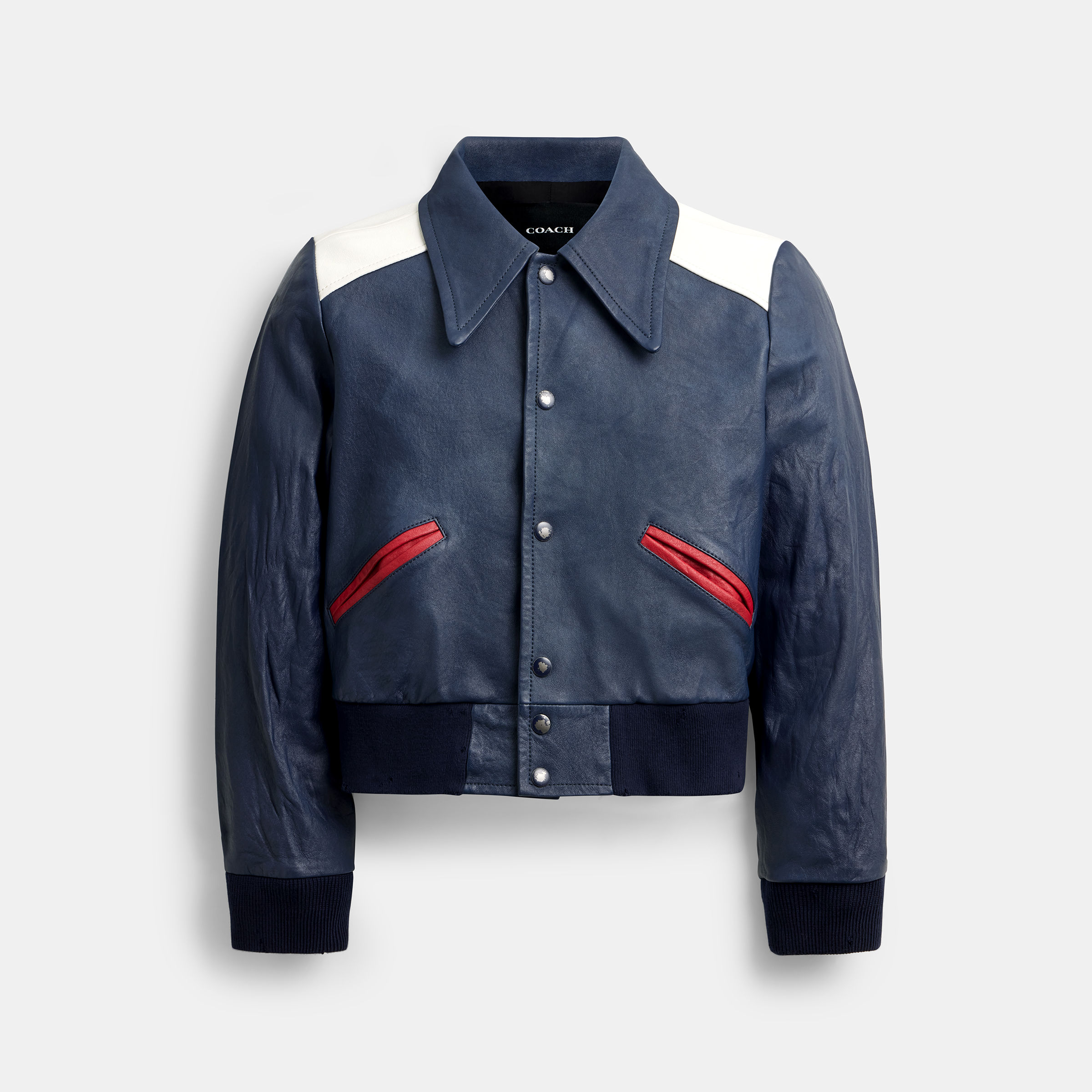 coach, Leather Varsity Jacket