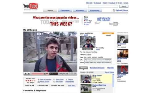 The Victoria and Albert Museum Acquires an Early YouTube Watch Page