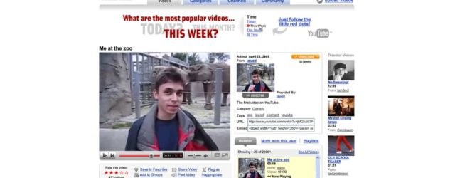 The Victoria and Albert Museum Acquires an Early YouTube Watch Page