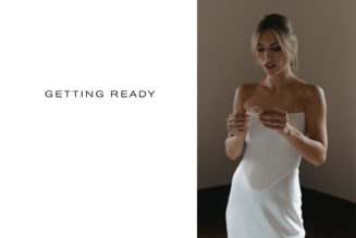 This Beautiful Bride Wore a Custom Dress to Her Intimate Berlin Wedding