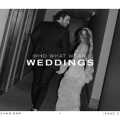 This Who What Wear Editor Bride Wore Custom One/Of and Sandy Liang for Her Picturesque Wedding in Texas