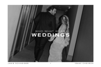 This Who What Wear Editor Bride Wore Custom One/Of and Sandy Liang for Her Picturesque Wedding in Texas