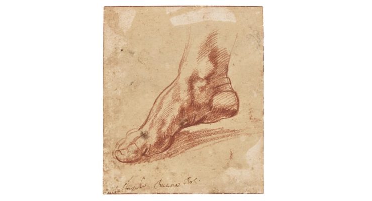 Tiny Michelangelo Foot Sketch Smashes Records, Selling for $27.2 Million USD