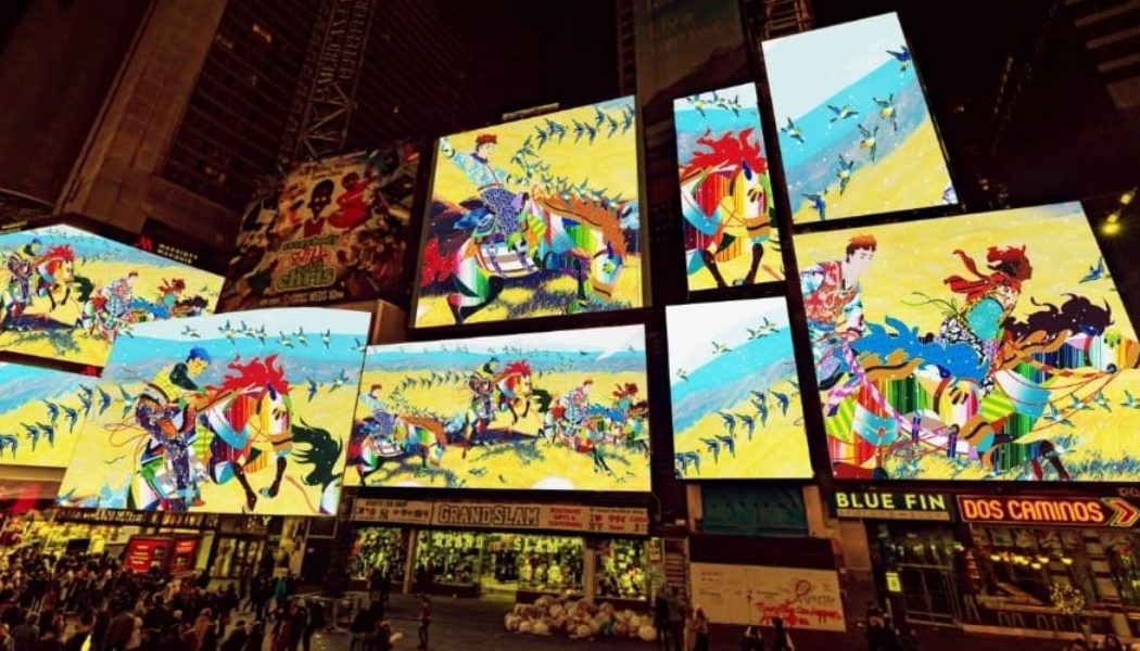 Tomokazu Matsuyama Lights Up Times Square With “Morning Again”