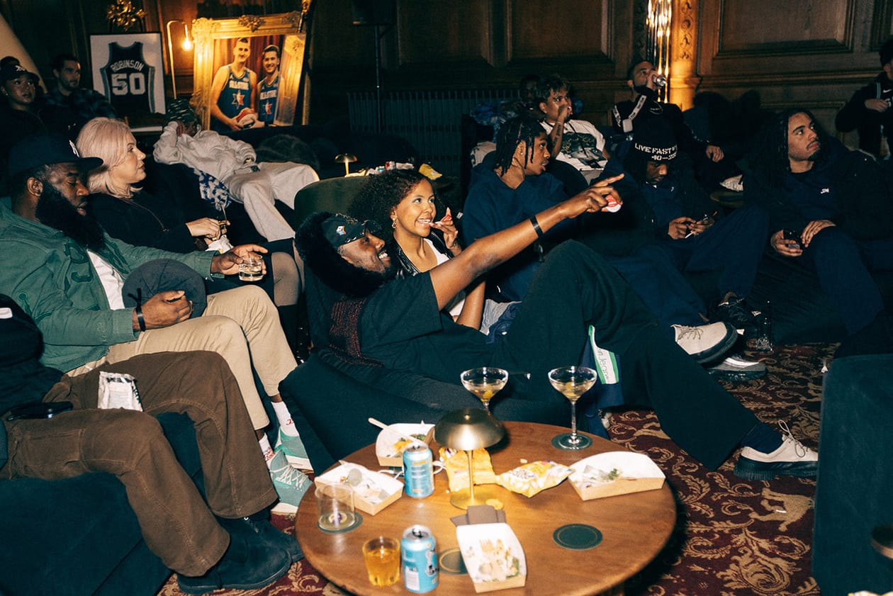 nba all-star watch party london uk streetwear fashion creatives talent exclusive event video recap football artist sosa content feature workshop 