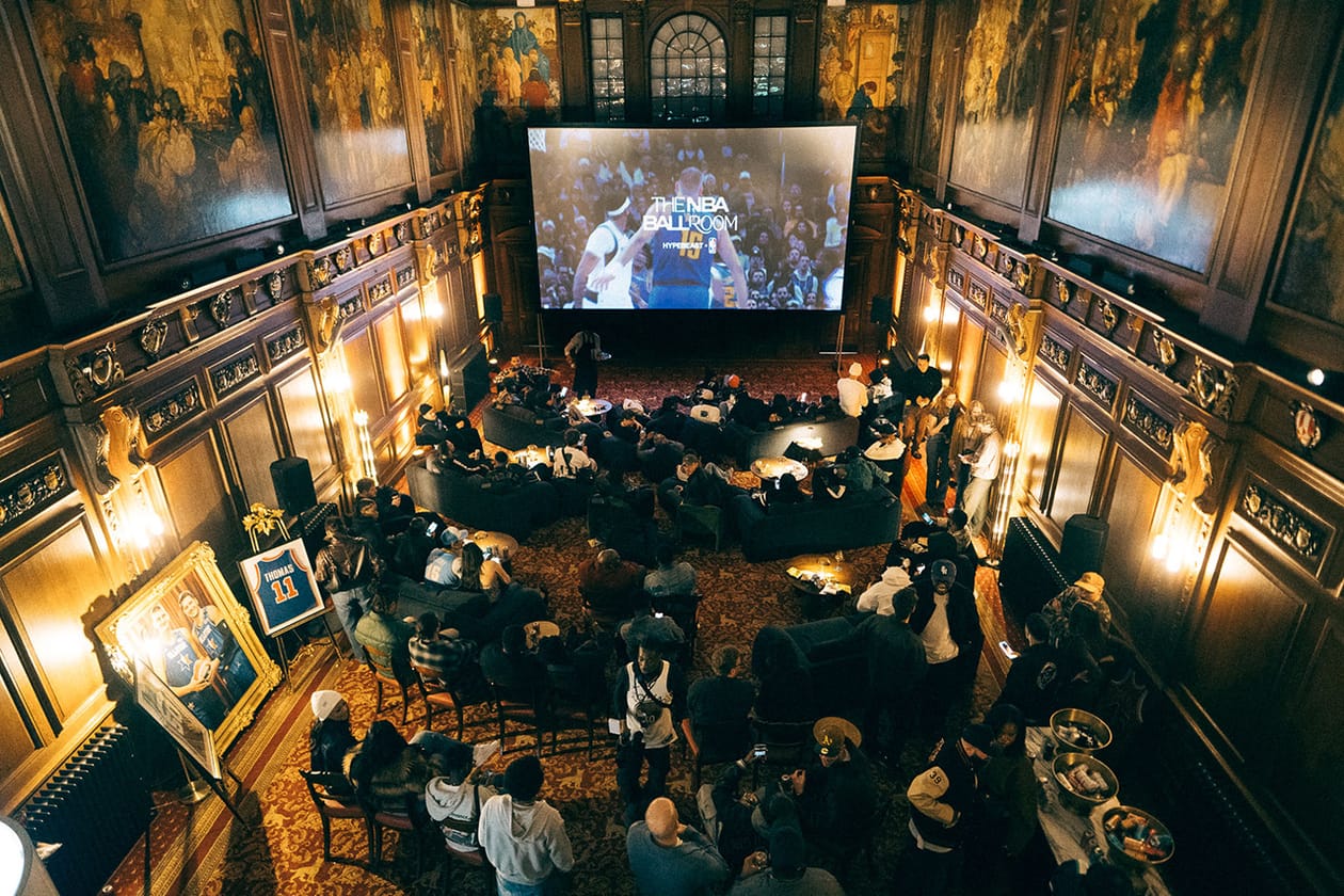 nba all-star watch party london uk streetwear fashion creatives talent exclusive event video recap football artist sosa content feature workshop 