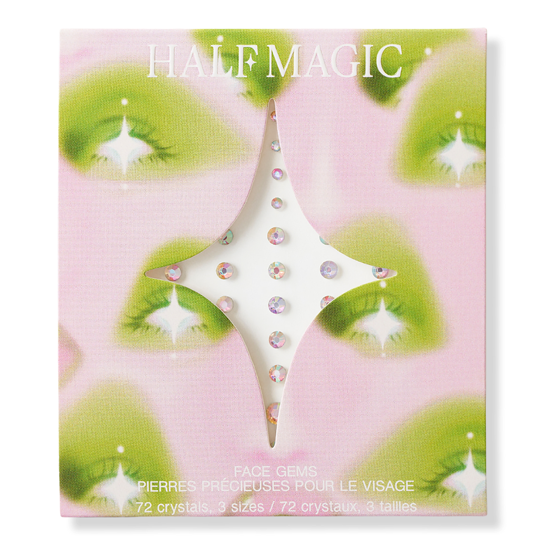 HALF MAGIC, Self-Adhesive Face Gems - Iridescent Sparkle