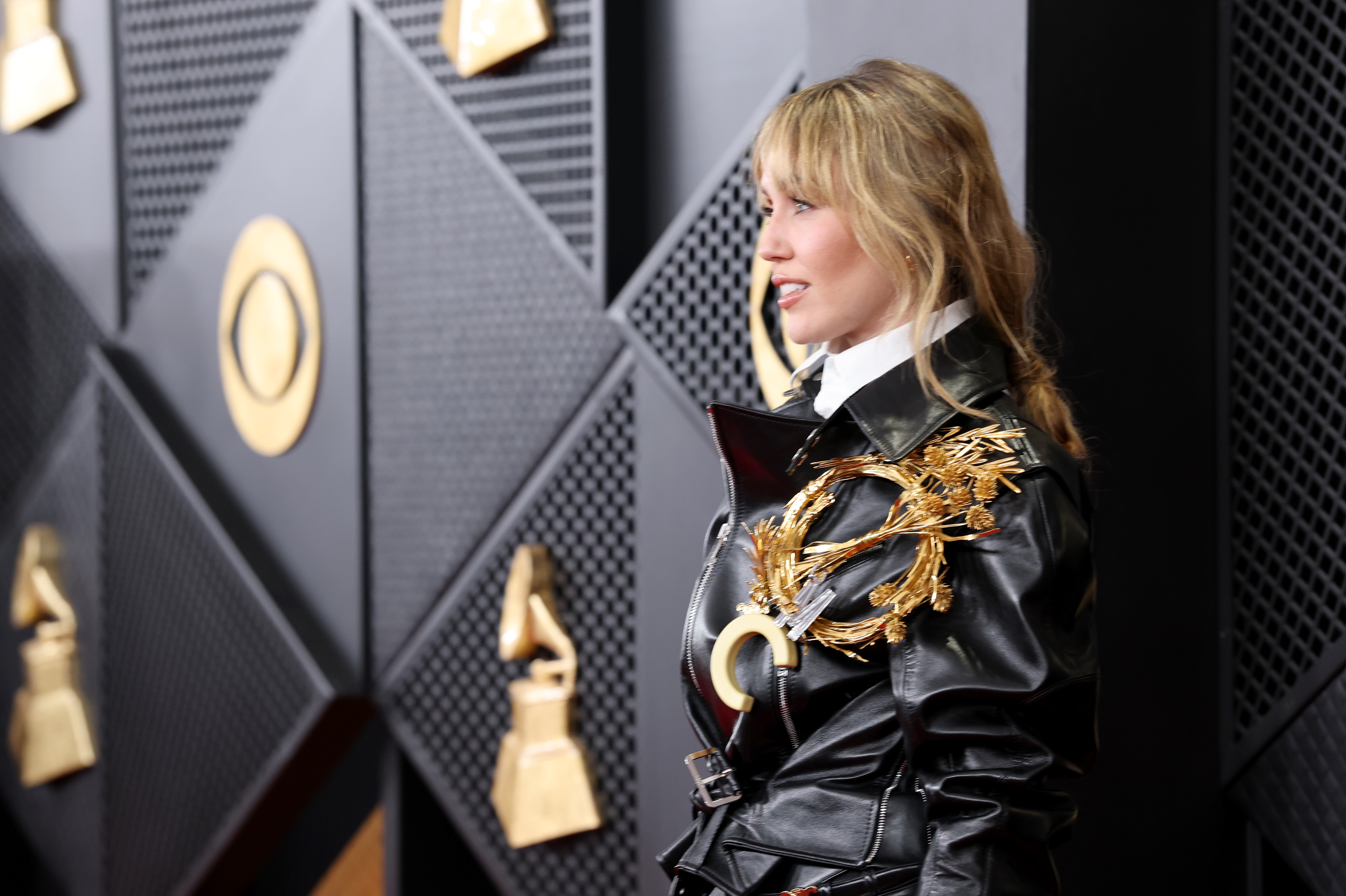 Miley Cyrus attends the 68th GRAMMY Awards at Crypto.com Arena on February 01, 2026 in Los Angeles, California.