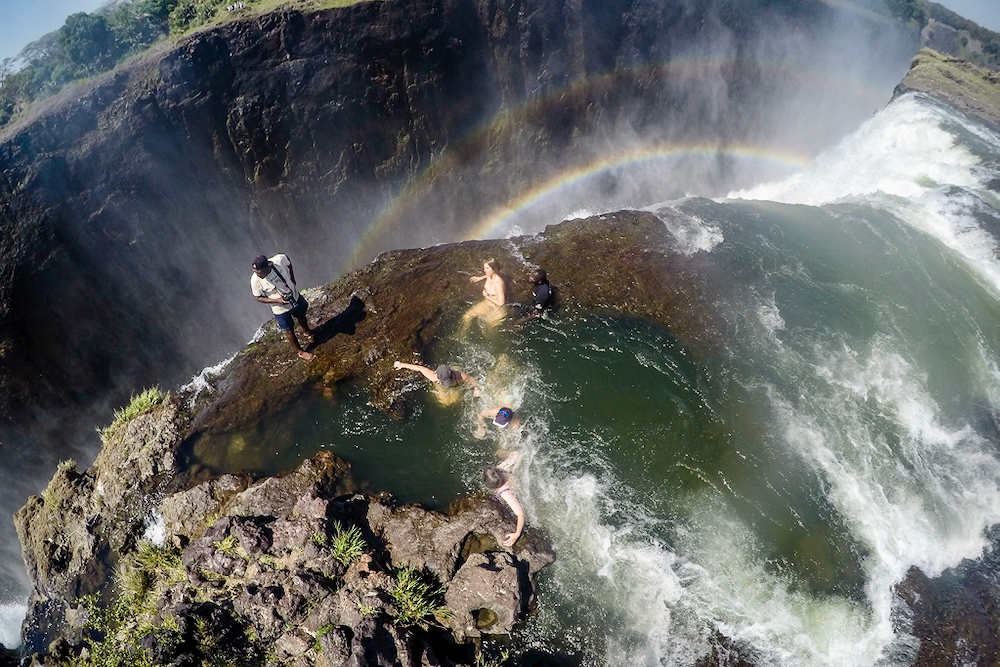 The heart-stopping Devil’s Pool at Victoria Falls, Zambia