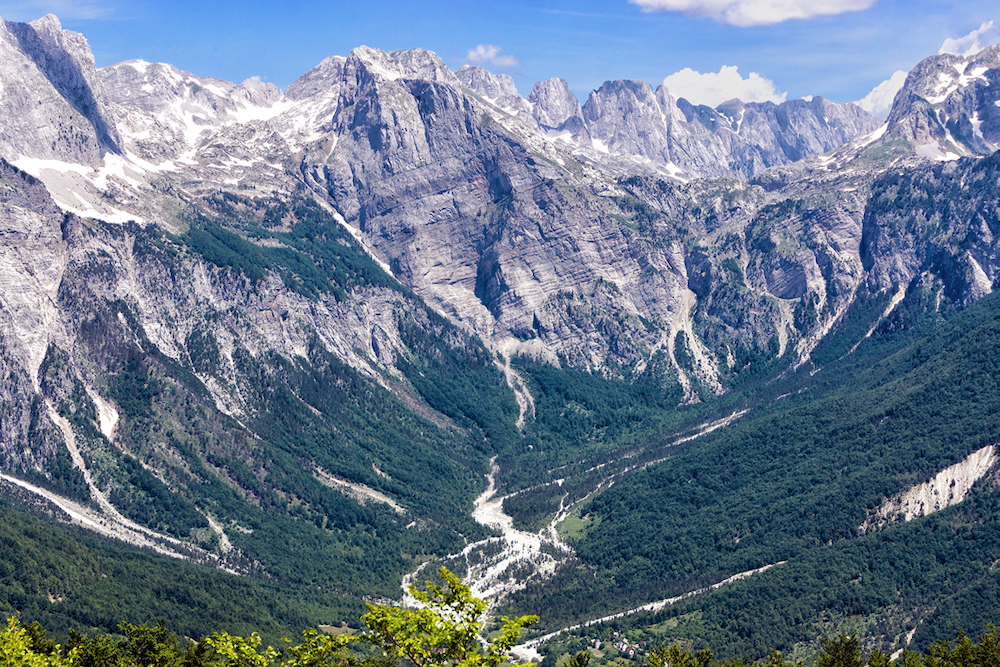 The Accursed Mountains in Albania