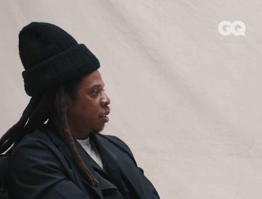 JAŸ-Z x GQ screencap