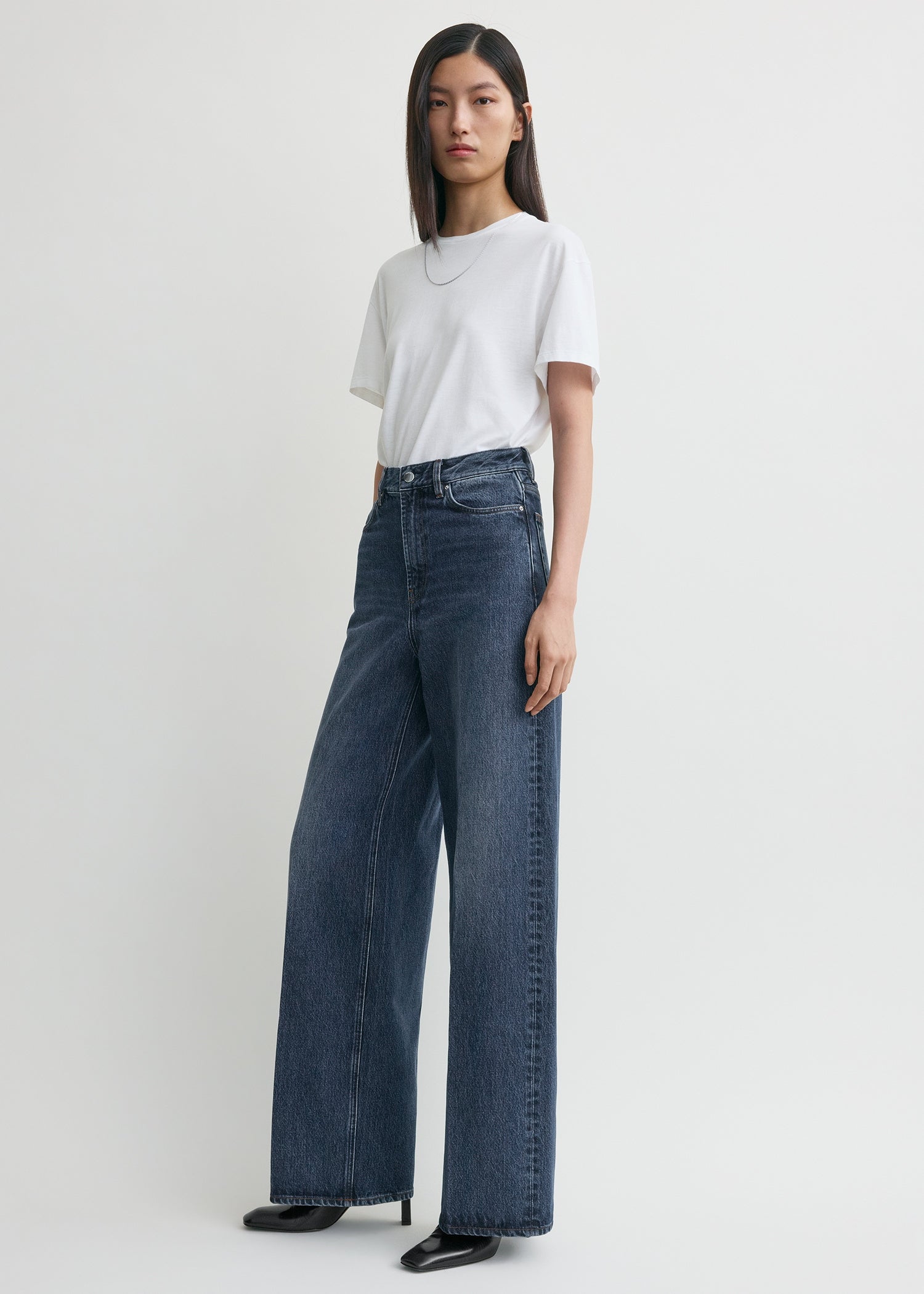 Wide Leg Denim Dark Blue - 23/28