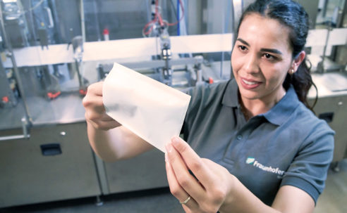 A new manufacturing process uses lasers to seal paper packaging instead of glue