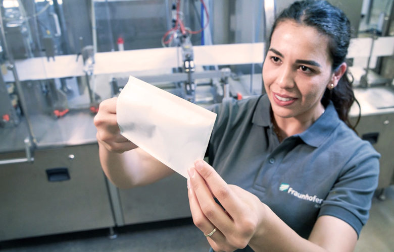 A new manufacturing process uses lasers to seal paper packaging instead of glue