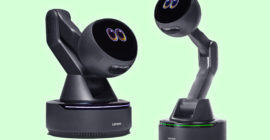 A robot arm with puppy dog eyes is just one of Lenovo’s new desktop AI concepts