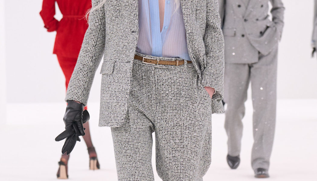 At Tom Ford, Seductive Tailoring, a Touch of American Psycho, and the Ultimate Cool Girl Denim