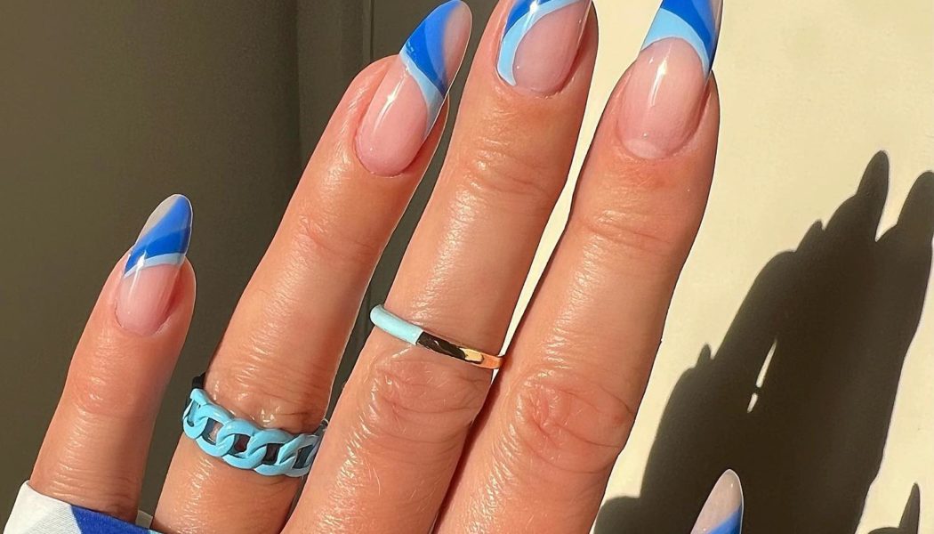 Blue Nails Are Trending—19 Eye-Catching French Tip Ideas to Try ASAP