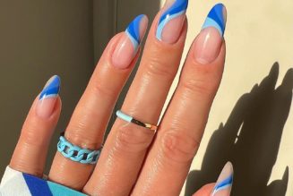 Blue Nails Are Trending—19 Eye-Catching French Tip Ideas to Try ASAP