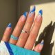 Blue Nails Are Trending—19 Eye-Catching French Tip Ideas to Try ASAP