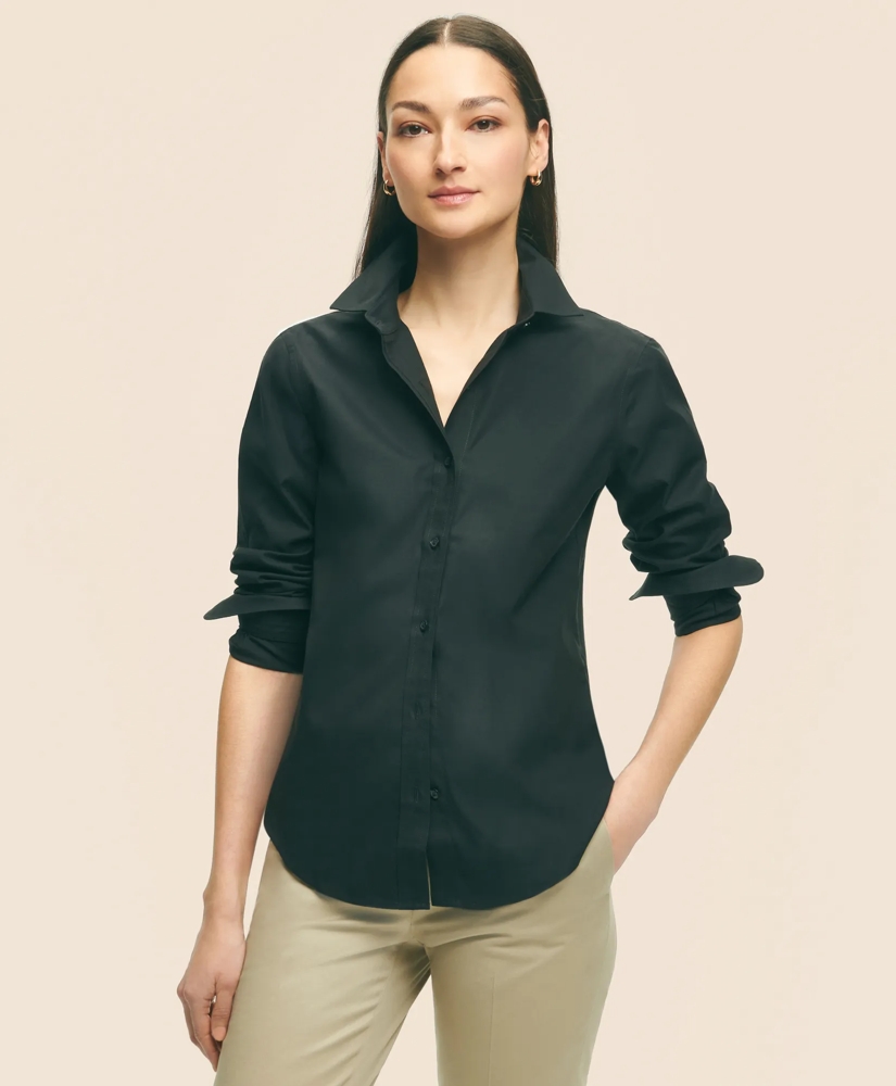 Fitted Non-Iron Stretch Supima&amp;reg; Cotton Dress Shirt