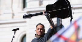 Bruce Springsteen Appears at Minneapolis No Kings Protest: “You Gave Us Courage”