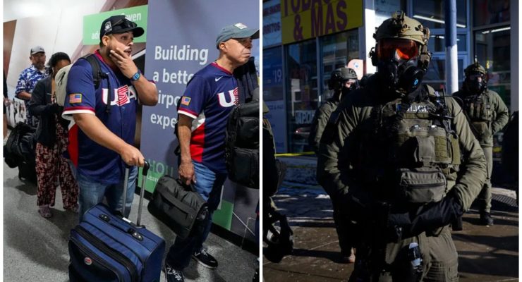 Donald Trump Sending ICE Agents To Airports As TSA Shortage Continues