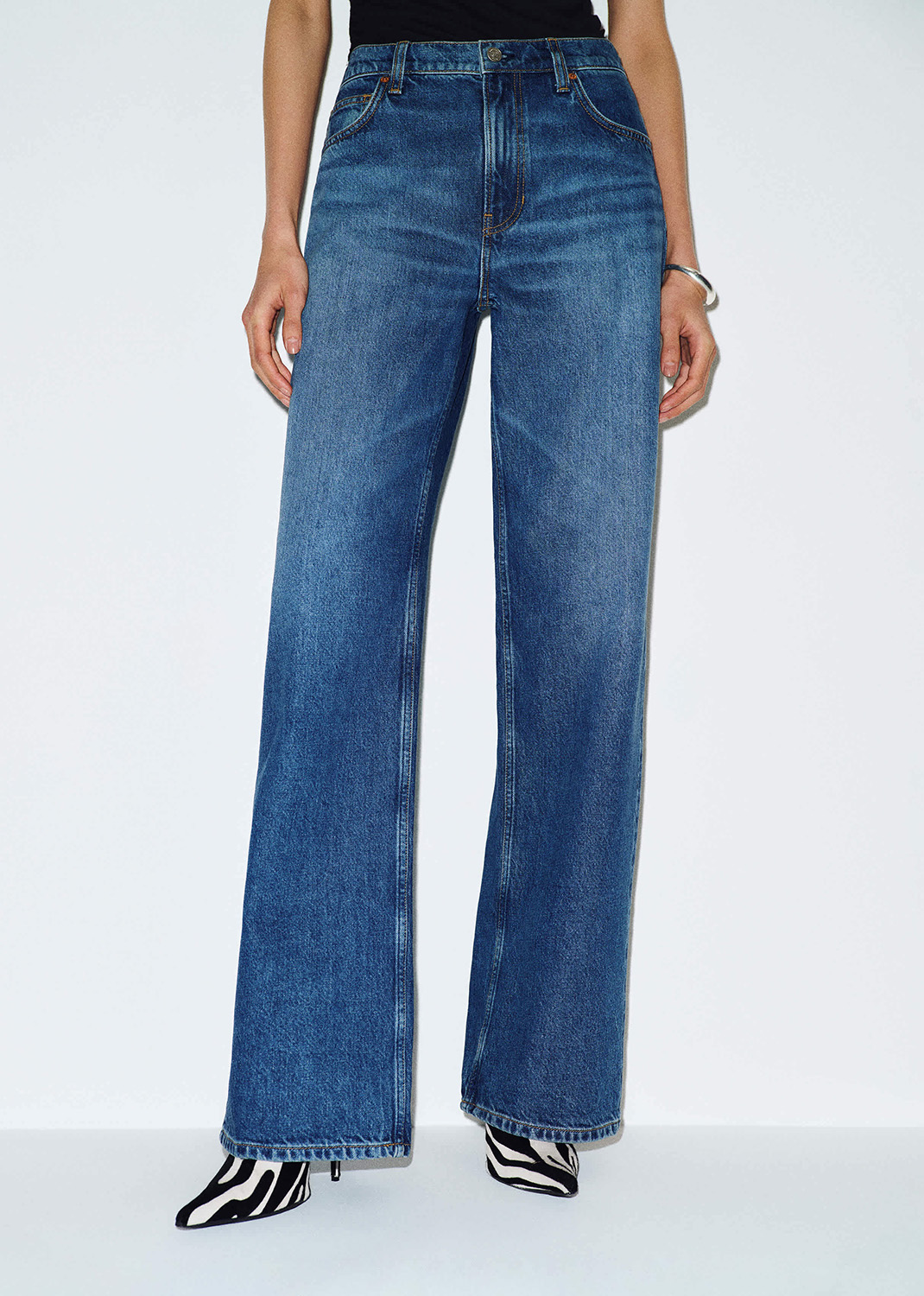 Reformation, Reisa Adjustable Waist Baggy Jeans