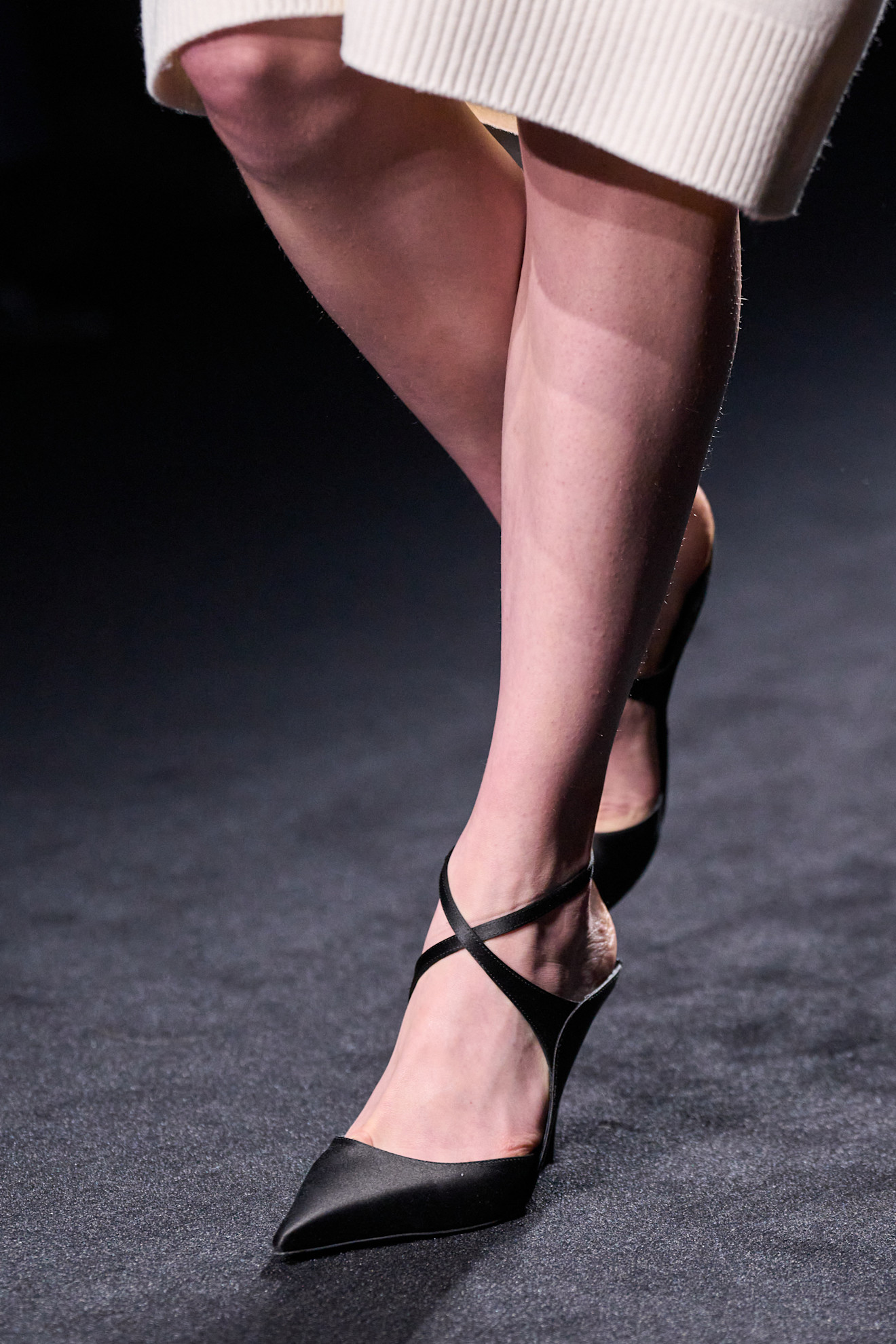 an image of pumps during the ferragamo fall 2026 show.