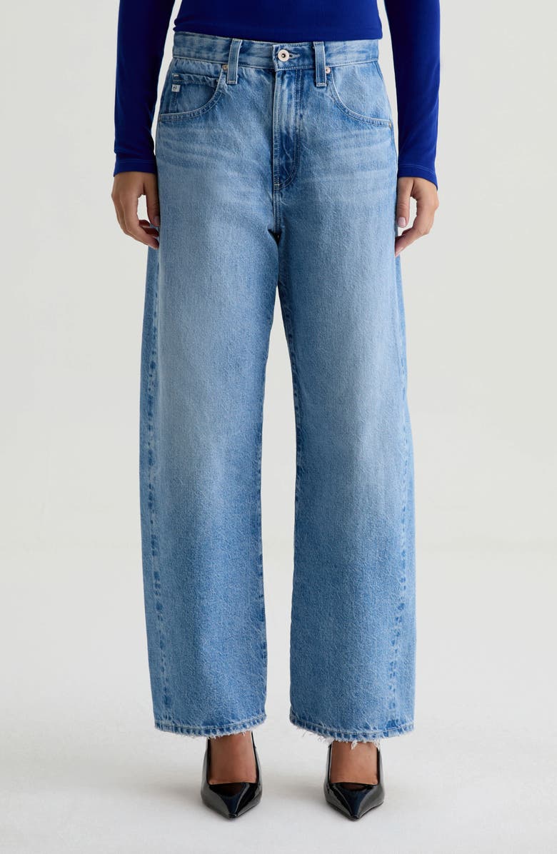 Hattie High Waist Ankle Wide Barrel Leg Jeans