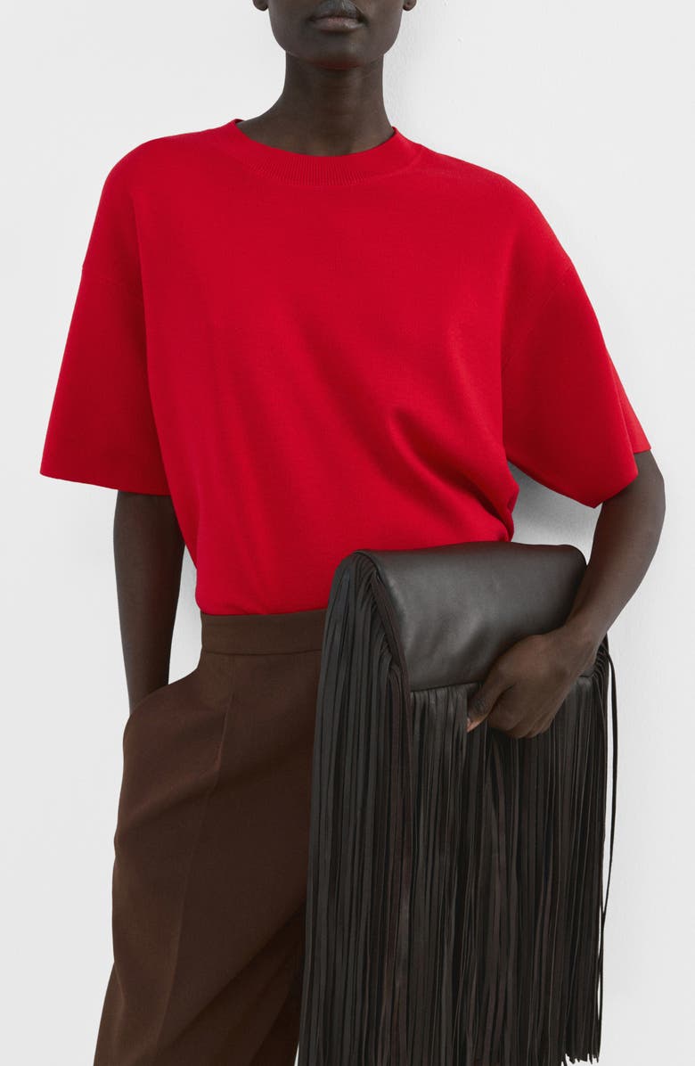 Oversize Short Sleeve Sweater