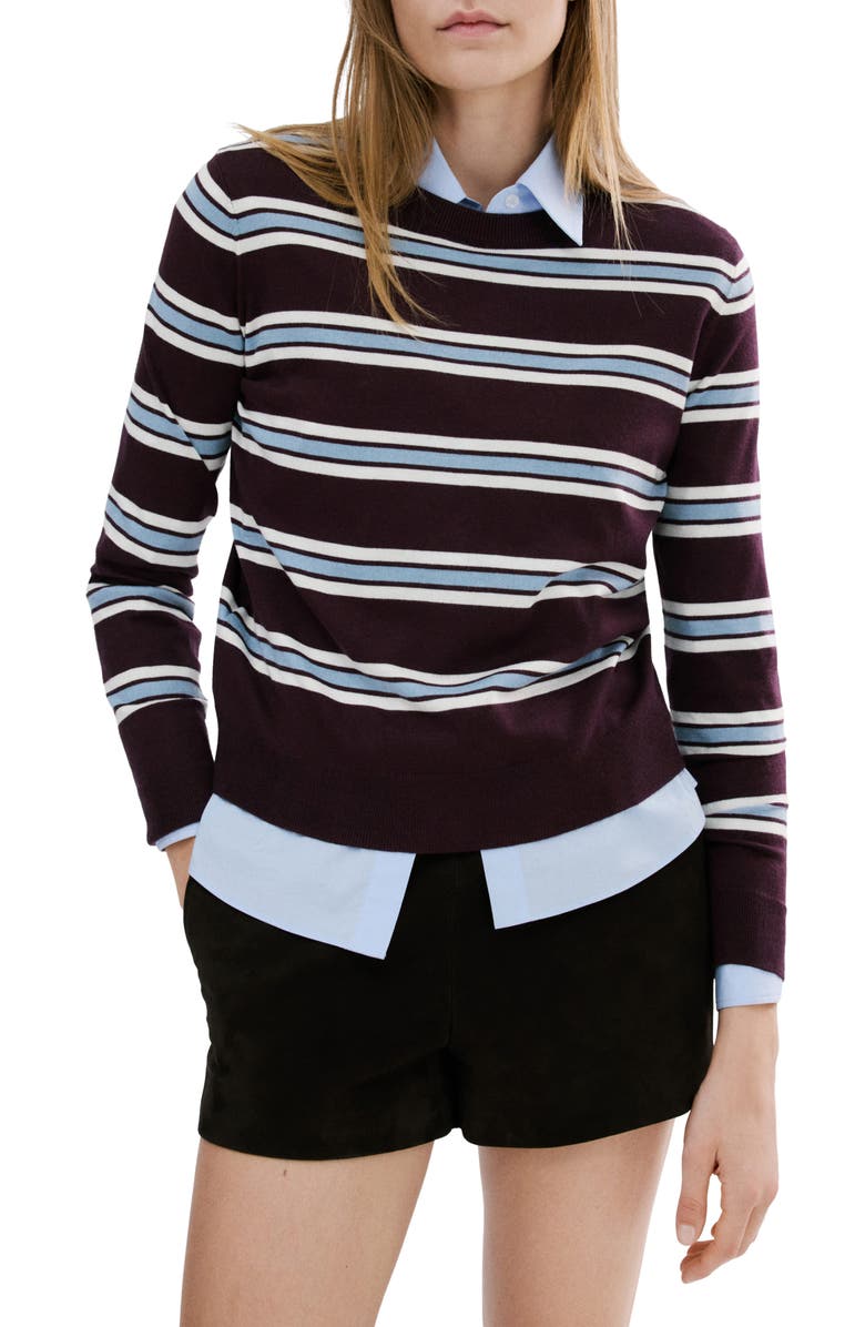 Stripe Crewneck Sweater