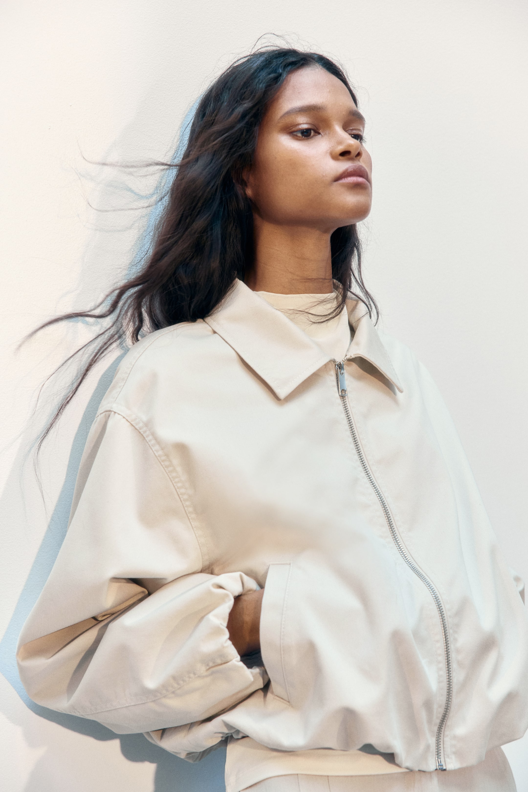 Blouson Jacket - Dark Brown