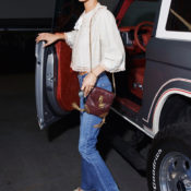 If You're Going to Wear Trendy Bootcut Jeans, This Shirt Style and Heel Style Are Your Best Bets