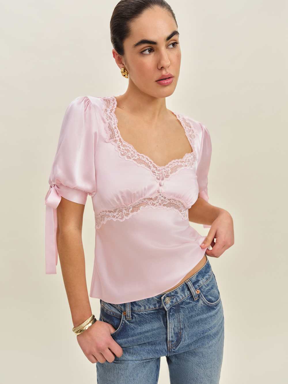 Dolly Silk Top