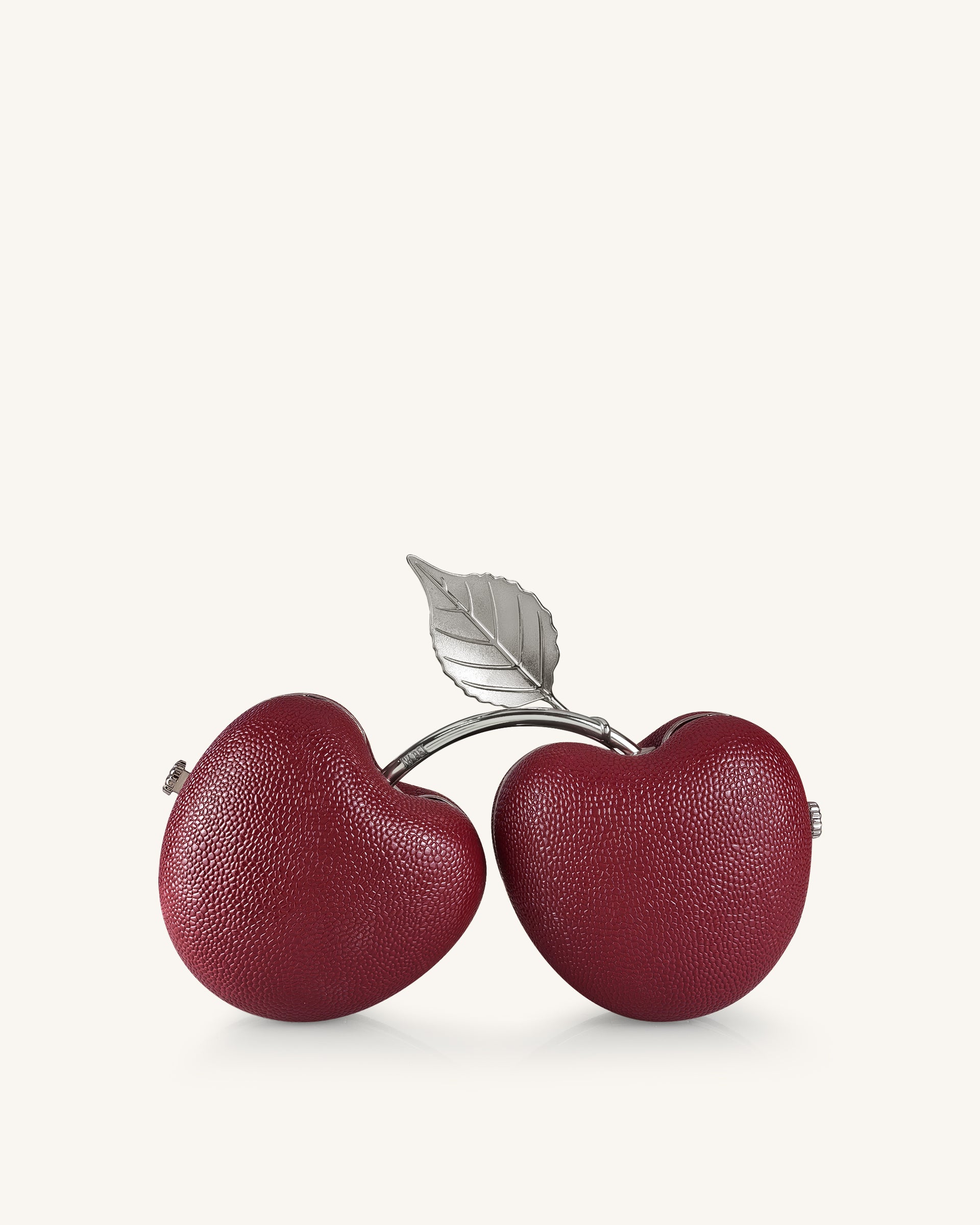 Elara Cherry Shaped Clutch - Red