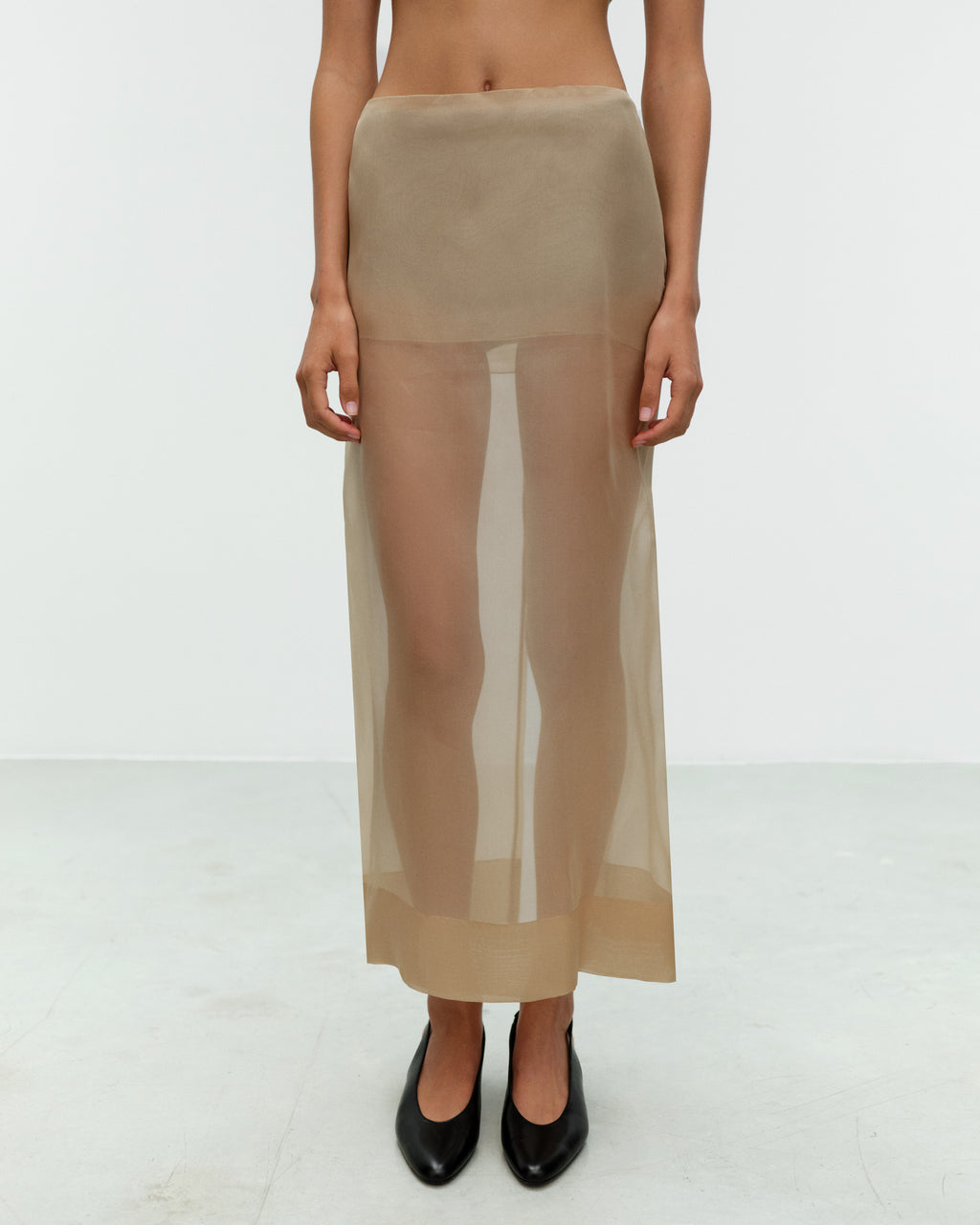 Iris Organza Long Skirt