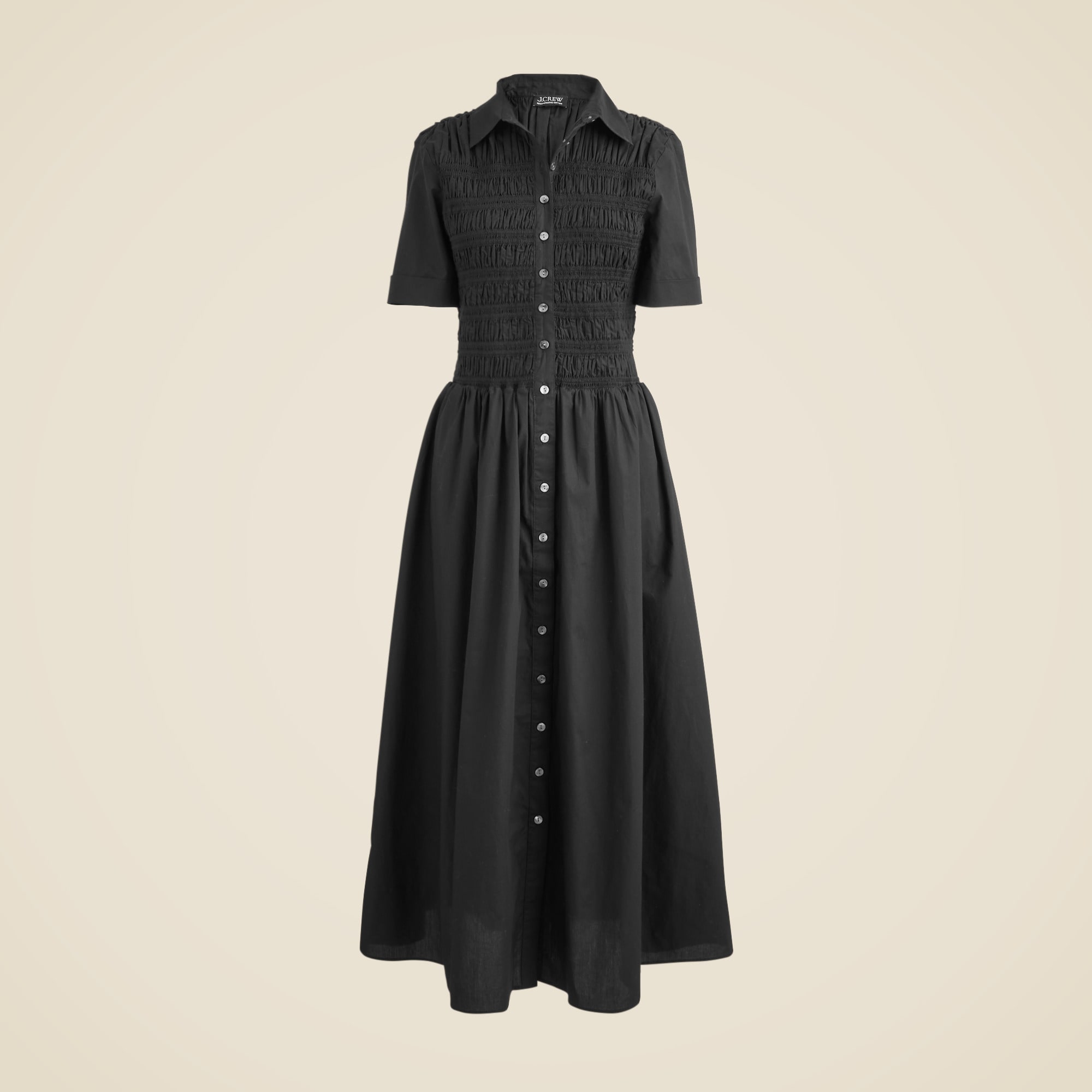 Elsie Shirt-Dress in Cotton Poplin