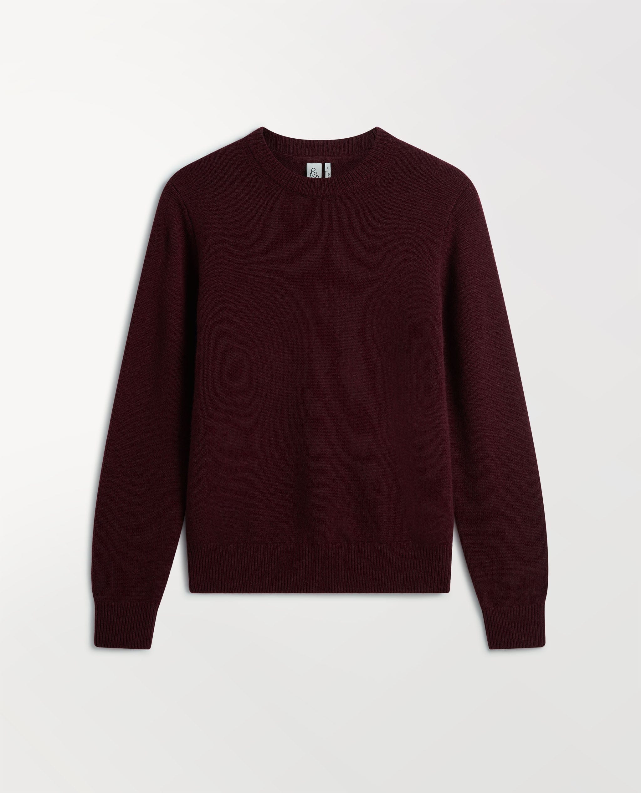 Women's Finest Cashmere Mid-Weight Crew Neck Jumper - Oxblood - Xs / Oxblood