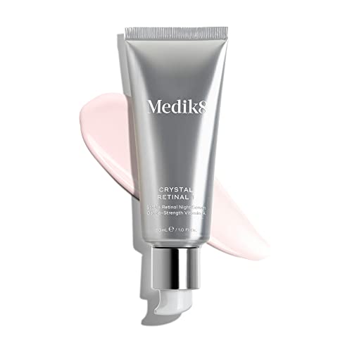 Medik8 Crystal Retinal 1 - Age-Defying Retinal Night Serum - Improves Wrinkles &amp;amp; Skin Firmness - 0.01% Retinal Strength - 11x Faster Than Retinol - for Sensitive Skin - 30ml