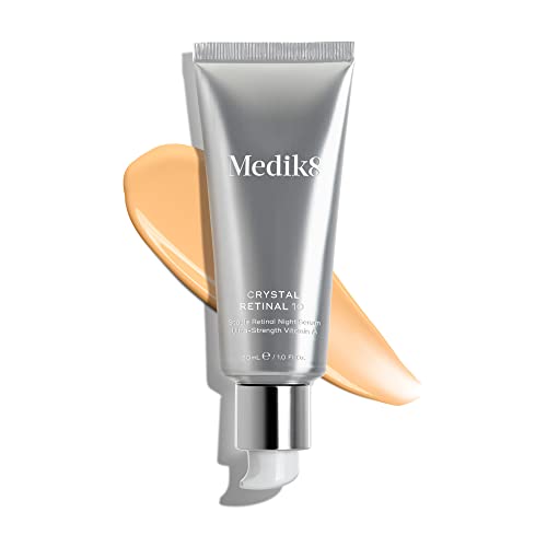 Medik8 Crystal Retinal 10 - Age-Defying Retinal Night Serum - Improves Wrinkles &amp;amp; Skin Firmness- 0.1% Retinal Strength - 11x Faster Than Retinol - for Advanced Vitamin a Users - 30ml