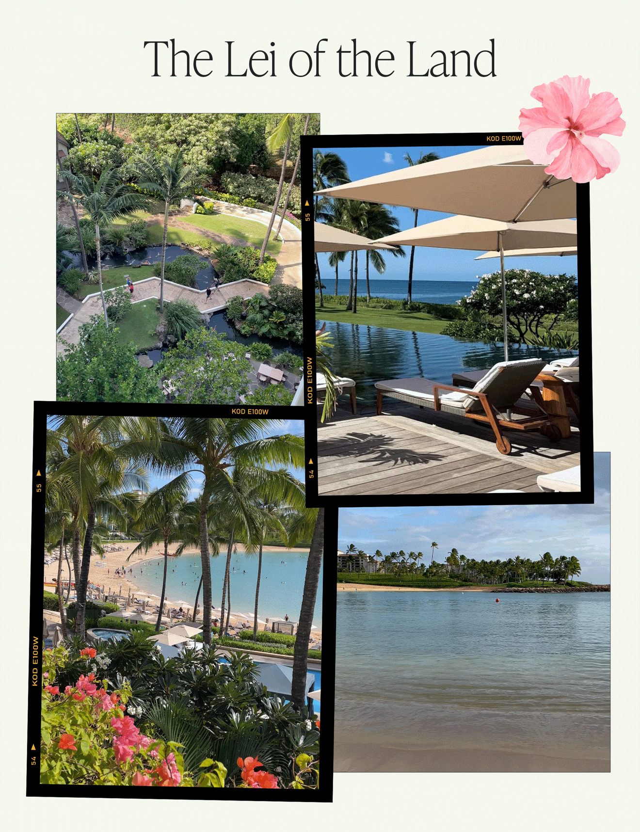 a collage of the Four Seasons Resort Oahu at Ko Olina - hotel review